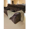 Image 2 : Power Reclining Sofa w/ Cup Holders & Built In Storage 102x40x43