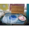 Image 3 : Kitchen Essentials Lot: Aprons, Platters, and Plates