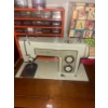 Image 7 : Sears Kenmore Vintage Sewing Machine Built into Table W/Assortment of Sewing Supp;ies  27" x 21" x40