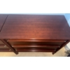 Image 3 : Vintage Gibbard Mahogany Chest Of Drawers w/ Brass Embelishments 36x17x32
