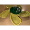 Image 2 : Mid Century Sage Green Party Platter - Chip & Dip Veggies & Dip & More