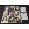 Image 1 : Assortment of Vintage Autographed Headshots from Various Actors
