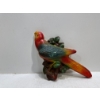 Image 1 : Chalk Fruit, Parrot Sitting on a Branch with Red, Blue and Yellow Feathers