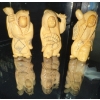 Image 1 : Japanese Carved Ivory Netsuke Figurines 3T (3)