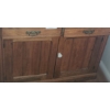 Image 5 : Country Style Buffet w Drawers & Cupboards.  Faux Keyhole. 48 w 20 d 68 h