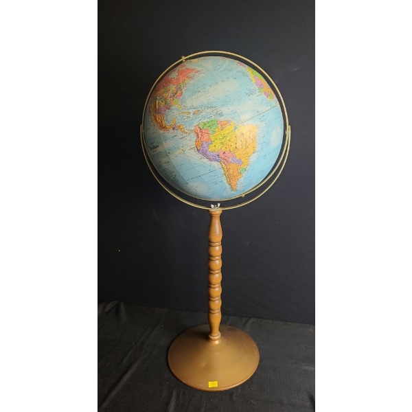 Replogle World Nation Series Floor Globe 10" Diameter Base, 30 T 