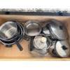 Image 2 : Kitchen Cupboard Contents Incl. Pots, Pans, Cloths 