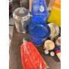 Image 2 : Camping Package. Small cooler, water, jug, coffee, percolator, blue enamel pot for water, + MORE