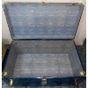 Image 4 : Vintage Trunk Navy w/ Brass Trim 31x20x21