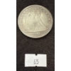 Image 2 : 1862 United States Seated Liberty Dollar Coin - Silver
