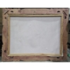 Image 9 : 30" X 44" Vintage Framed Tapestry With Hand Carved Wooden Frame