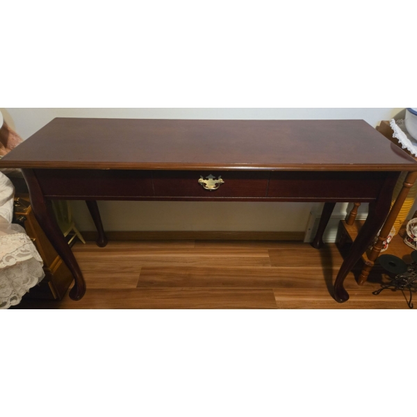 Wood Credenza Fake Drawer 48L x 16D x 26T