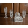 Image 2 :  Vintage Bohemian Lead Crystal Pieces, Characterized By Their Intricate "pinwheel" Hand-cut 24% lead