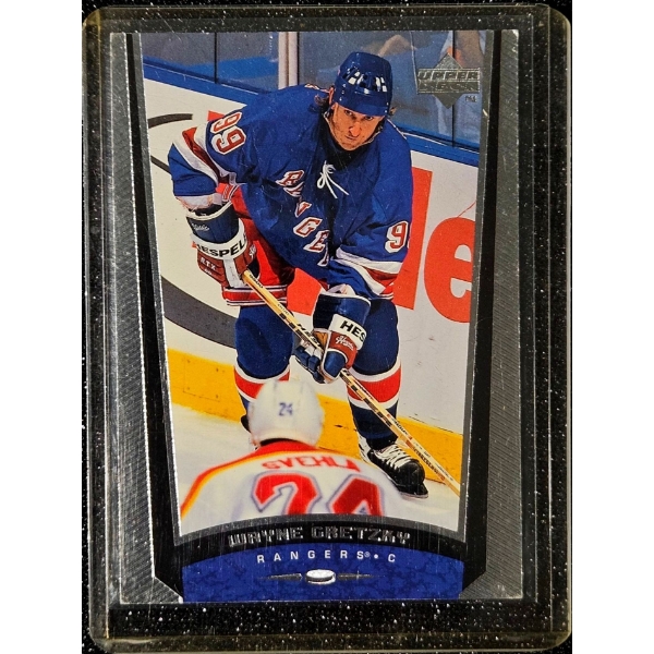 Wayne Gretzky (New York Rangers) 1998-99 Upper Deck "Checklist" #388 Hockey Card