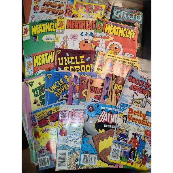 Selection of Comics Including: Disney Comics, Archie, Heathcliff and More!