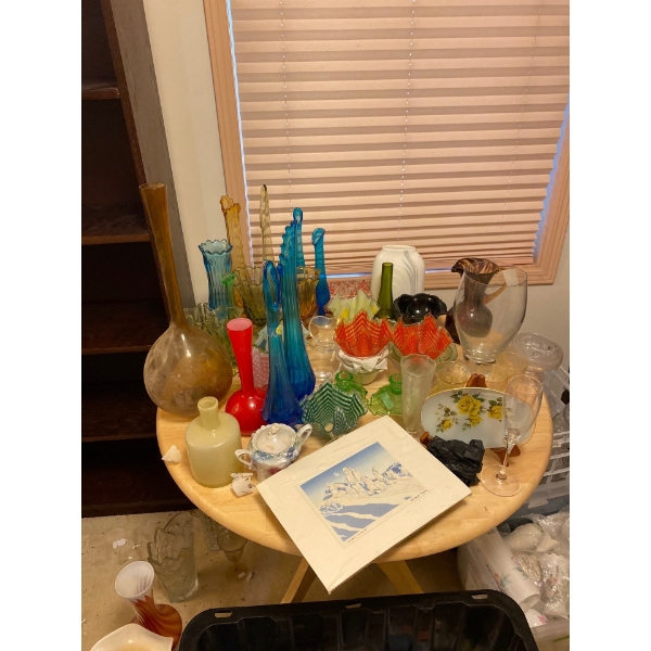 Glassware & Table Included