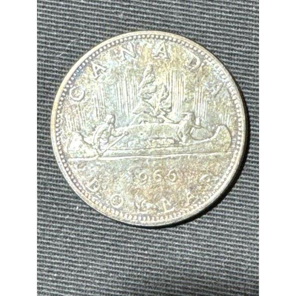1966 Canadian Silver Dollar