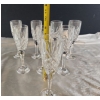 Image 2 : Set of 8 Vintage Godinger Champagne Flutes in Dublin Pattern