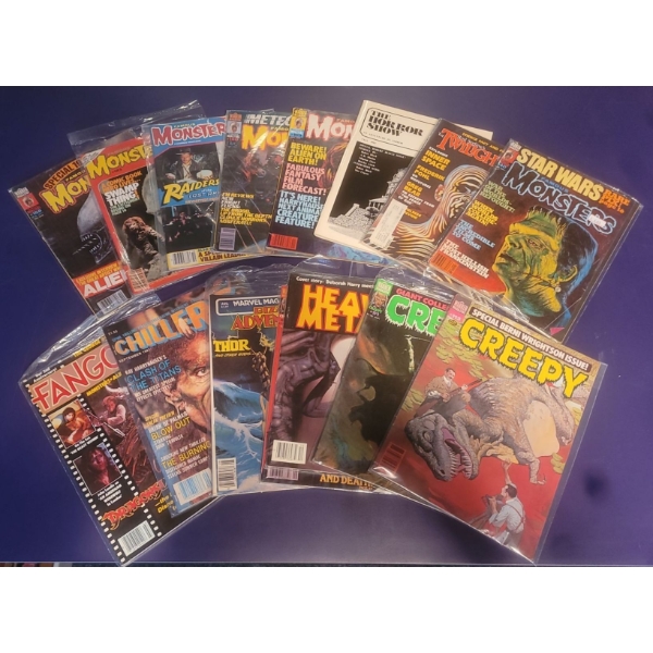 'Creepy', 'Heavy Metal', 'Fangoria', 'Star Wars' & More Magazine Collection 