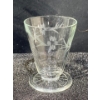 Image 5 : Vintage Etched Crystal Stemmed Glasses and Sherbet Cup
