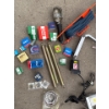 Image 2 : Multiple Shop Lights, Assortment of Bearings, Springs, & More W/ Dolly