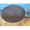 Image 2 : Antique Mahogany Oval Shaped End Table  25x19x24