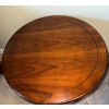 Image 2 : Mahogany Circular 2 Tiered End Table 24x20