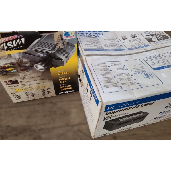 Super Prism Art Projector and Brother HL-2270DW Printer