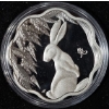 Image 1 : 2011 $15 Lunar Lotus Year of the Rabbit - 92.5% Sterling Silver Coin
