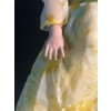 Image 7 : Engraved 1977 PARIS Made Porcelain Doll and Scarlett Friend in Period Dresses