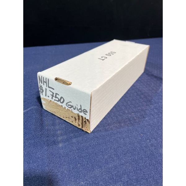 Box of NHL Cards majority are Upper Deck from 2005-2023