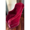 Image 2 : Vintage Velvet Wine Single Seat - 22W, 20D, 31T 