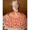 Image 2 : Vintage Barbie w/ Handmade Crochet Gown 14T Coral/White 