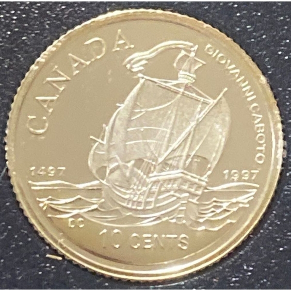 1997 Canadian 10-cent Coin