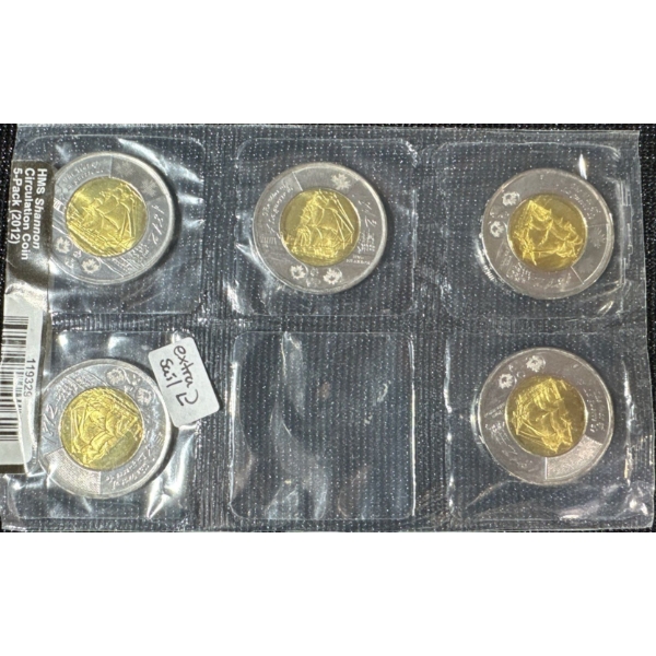 2012 HMS Shannon Circulation Coin Set