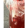 Image 2 : Cranberry Glass Enamel Vase 8T Slight Damage