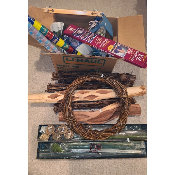 Stick Bundles 24 T, 16" Wreath, Sketch Pad, Clothes Shaver, Bow Maker, Sewing Items and More!