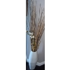 Image 1 : Decorative Floor Vase Styled w/ Faux Foilage & Dried Branch Bouquet 