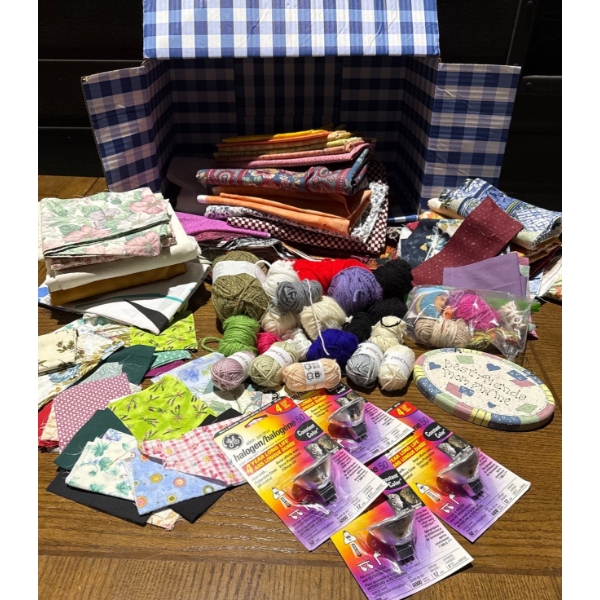 Crafter's Essentials - Assorted Sewing & Art Supplies 