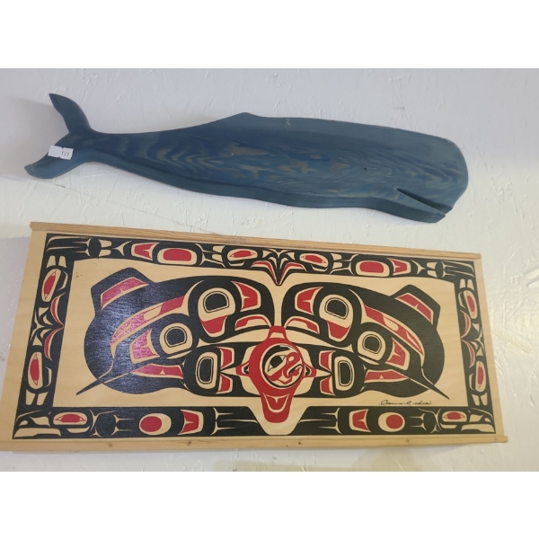 Garden Decor: Wooden Blue Whale 21 W, Cat Birdfeeder, Ladybug Car Mat and More! Scroll Photos