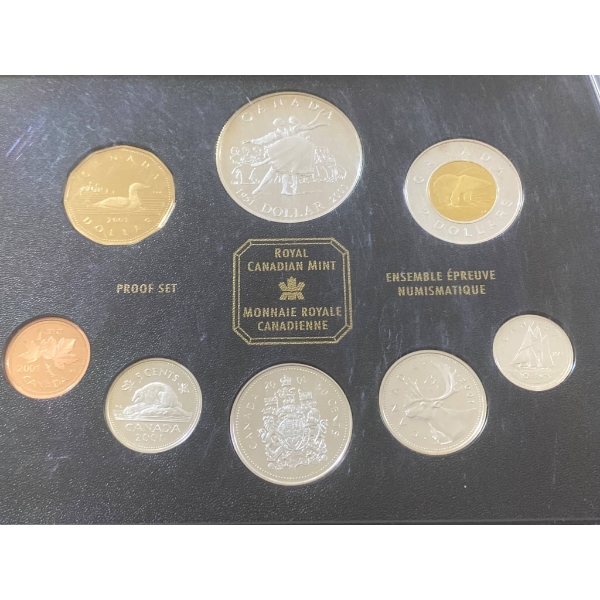 2000 Canadian Proof Coin Set by Royal Canadian Mint