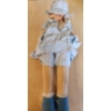 Image 5 : Vintage Chad Valley Cloth Doll  (Made In England) 16 T