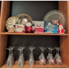 Image 2 : Holiday Decor Set with Glassware, Santa Figurines, and Plates