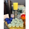 Image 11 : Hefty New Condition Partylite Haul - Clairmont Tealight Lamp (1Ft T), Lg Assortment of New Candles 