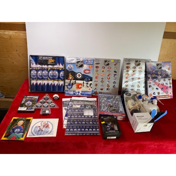 Oilers and NHL Christmas Decor and Treats