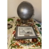 Image 1 : Drexal Heritage World Globe (silver finish) Barn Print & Vintage Tea Towels