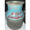 Image 2 : Local Historical Memorabillia- Metal Dairy Cream Can & Brown A&W Jug
