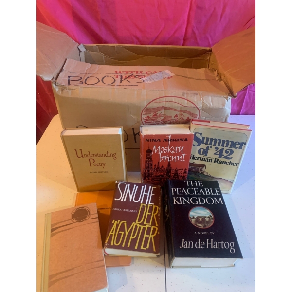 Large Box of Collectable Books, German Books and More