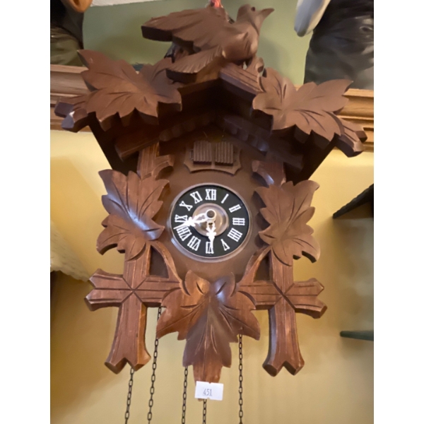 Antique Winding Cuckoo Clock 18T