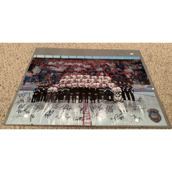 Team Canada 2002 Poster On Board 34 x 23